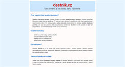 Desktop Screenshot of destnik.cz